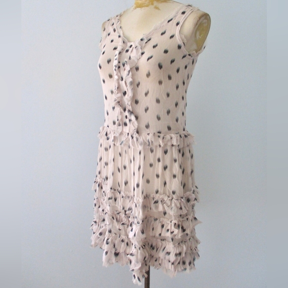 All Saints Deirdre Ruffle Dress size Small - Picture 4 of 9